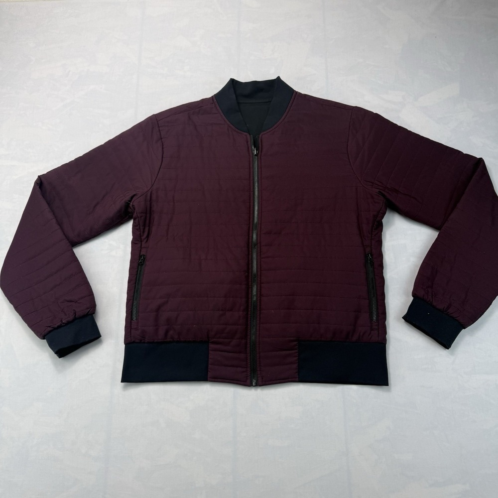 Road Runner Reversible Quilted Bomber Jacket Women M